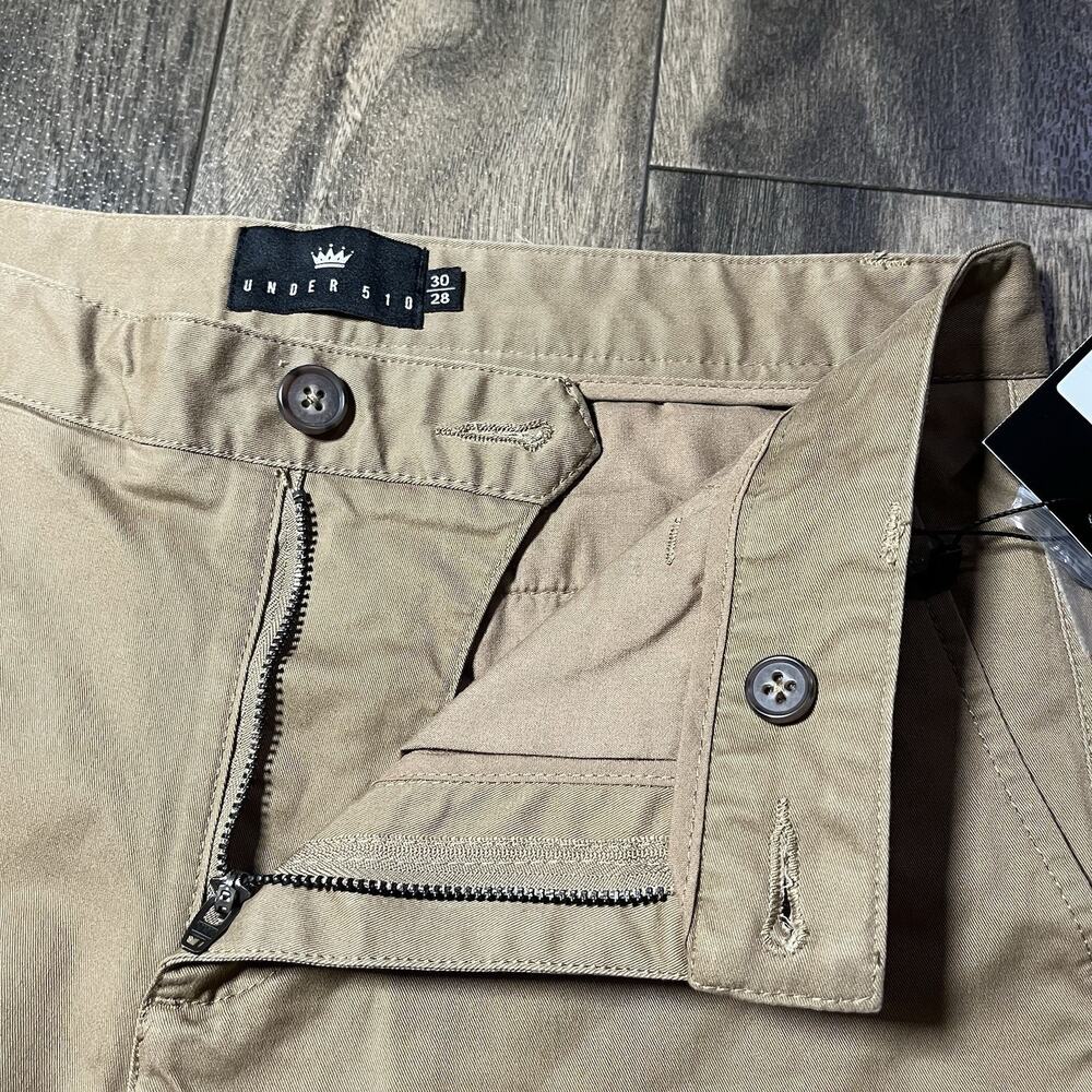 Under 510 Core Stretch Chino Pants Men's 30x28 Almond Tapered NWT - Picture 8 of 9
